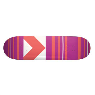Dünne Streifen lila Skateboard