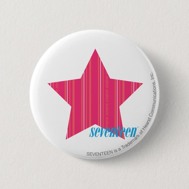 Dünne Streifen-Magenta 3 Button (Vorderseite)