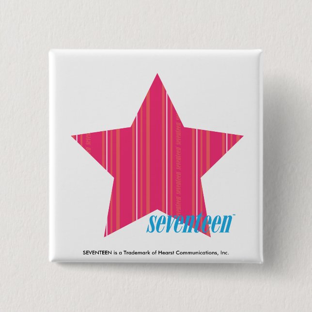 Dünne Streifen-Magenta 3 Button (Vorderseite)