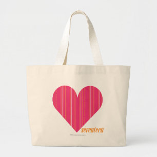 Dünne Streifen-Magenta 4 Jumbo Stoffbeutel