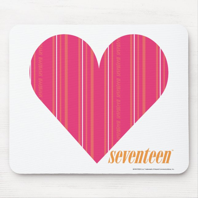 Dünne Streifen-Magenta 4 Mousepad (Vorne)