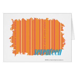 Dünne Streifen-Orange 2