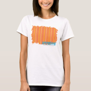 Dünne Streifen Orange 2 T-Shirt