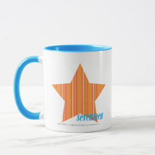 Dünne Streifen-Orange 4 Tasse