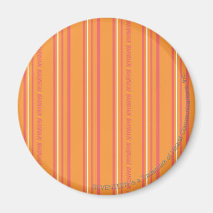 Dünne Streifen orange Magnet
