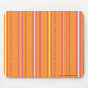 Dünne Streifen orange Mousepad