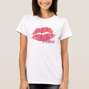 Dünne Streifen rosa T-Shirt