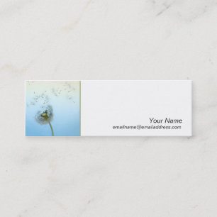 Dünne Visitenkarte - machen Sie einen Wunsch