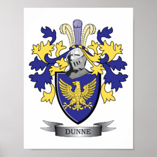 Dunne-Wappen Poster
