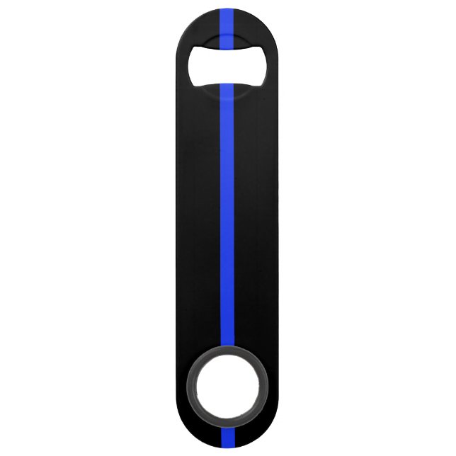Dünner Blue Line-Flaschen-Öffner Speedflaschenöffner (Vorderseite)