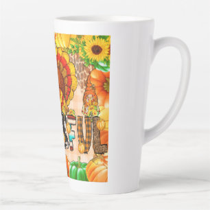 Dünner Dankbarer Becher Sublimation - Erntedankfes Milchtasse