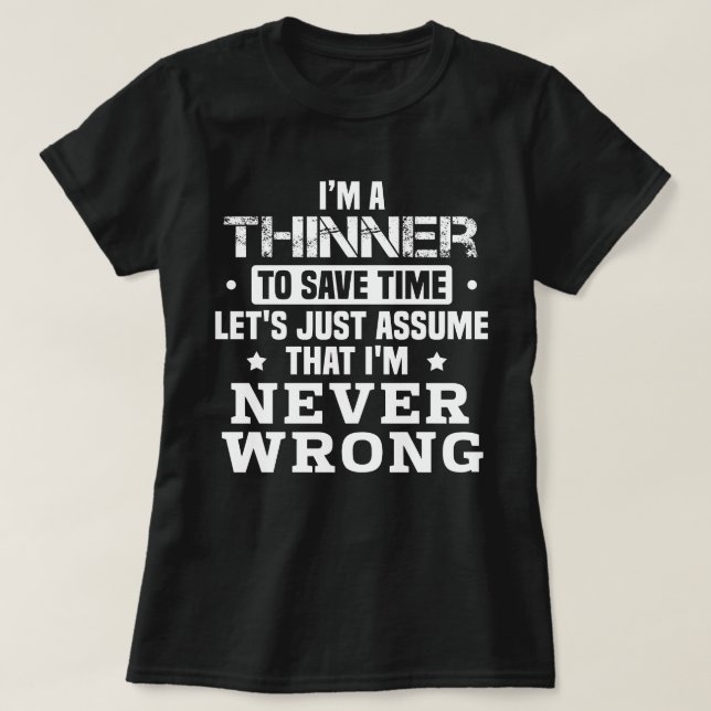 dünner T-Shirt (Design vorne)