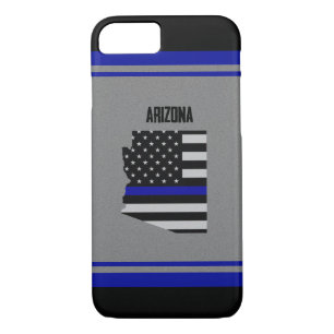 Dünnes Blue Line Arizona Case-Mate iPhone Hülle