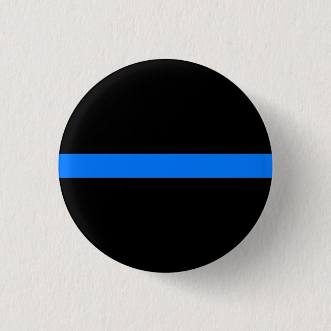 "DÜNNES BLUE LINE " BUTTON (Vorderseite)