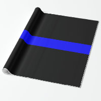 Dünnes Blue Line - Gesetzesvollstreckung-Polizei