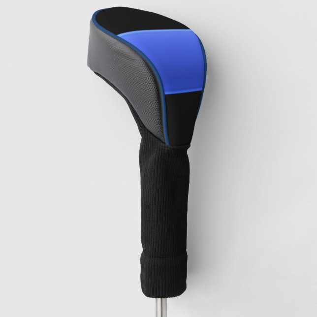 Dünnes Blue Line Golf Headcover (angewinkelt)