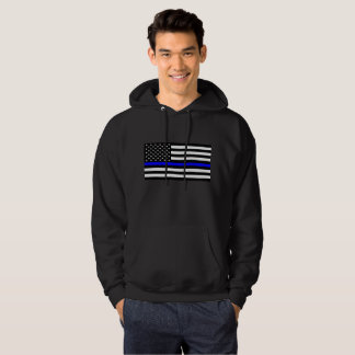 Dünnes Blue Line kennzeichnen - Hoodie