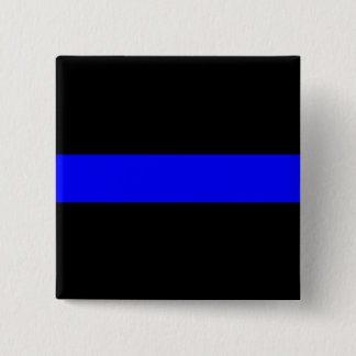 Dünnes Blue Line knöpfen Button