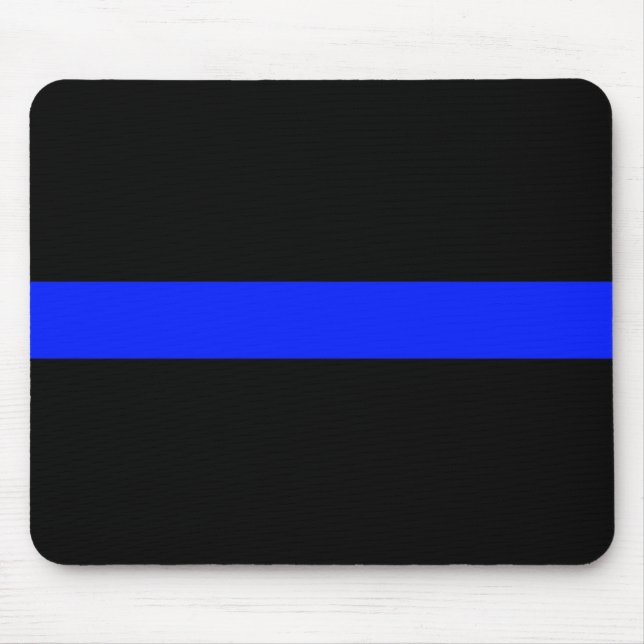 Dünnes Blue Line Mousepad (Vorne)