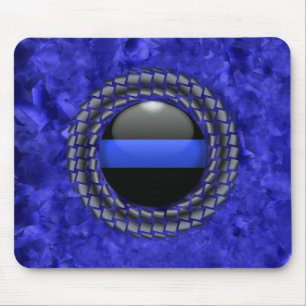 Dünnes Blue Line Mousepad