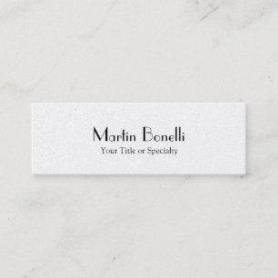 Dünnes spezielles einzigartiges berufliches mini visitenkarte