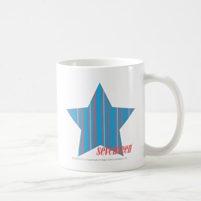 Dünnes Streifen-Aqua 2 Tasse (Rechts)