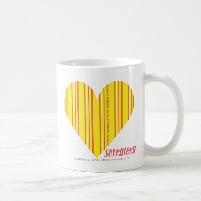 Dünnes Streifen-Gelb 3 Kaffeetasse (Rechts)