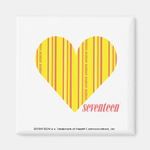 Dünnes Streifen-Gelb 3 Magnet