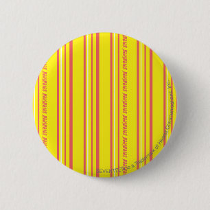 Dünnes Streifen-Gelb Button