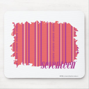 Dünnes Streifen-Rosa 2 Mousepad