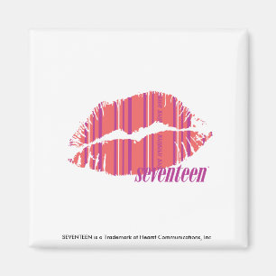 Dünnes Streifen-Rosa Magnet