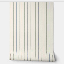Dünnes vertikales Streifenmuster Boho neutral erdi