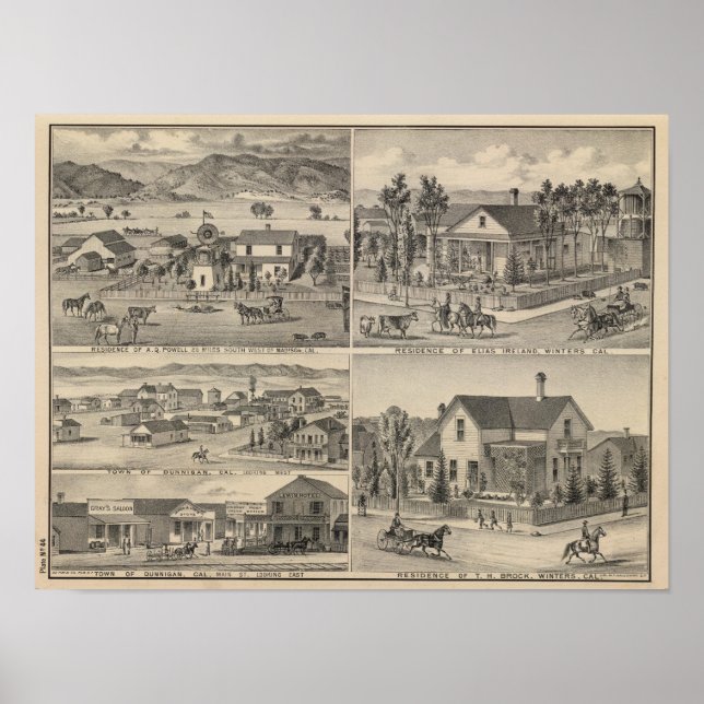 Dunnigan, Winters, Madison-Hof Poster (Vorne)