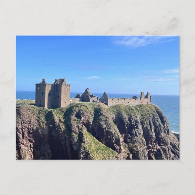 Dunnottar Castle Feiertagspostkarte (Vorderseite)