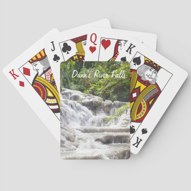 Dunns Fluss-Fall-Foto Spielkarten (Rückseite)