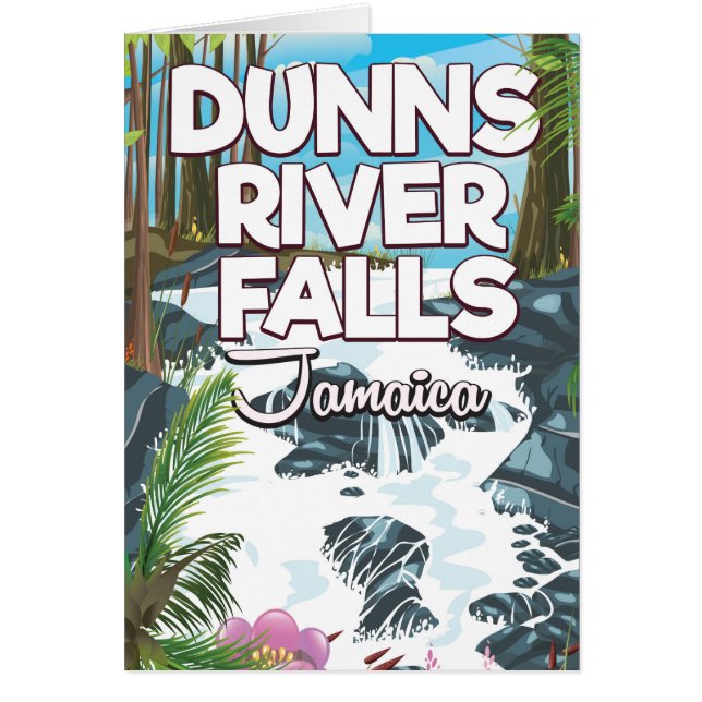 Dunn's River Falls Jamaica Reiseplakat (Vorne)