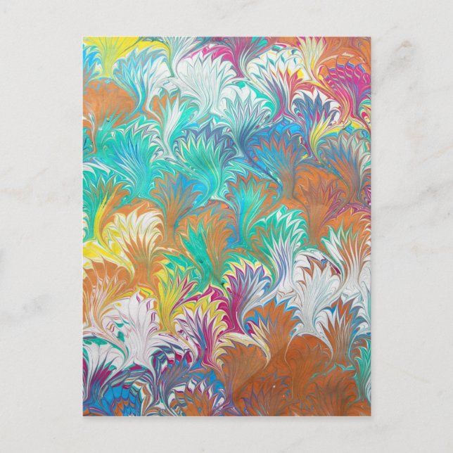 Dünnwassermarmorn Postkarte (Vorderseite)