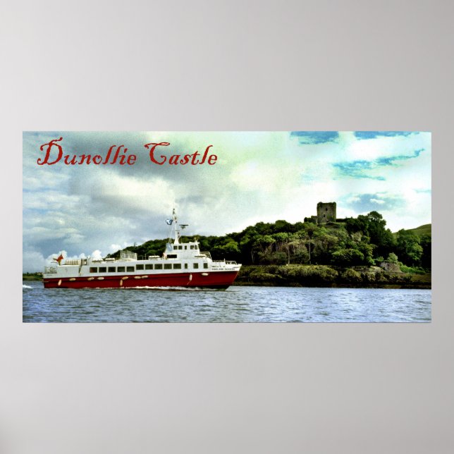 Dunollische Burg Poster (Vorne)