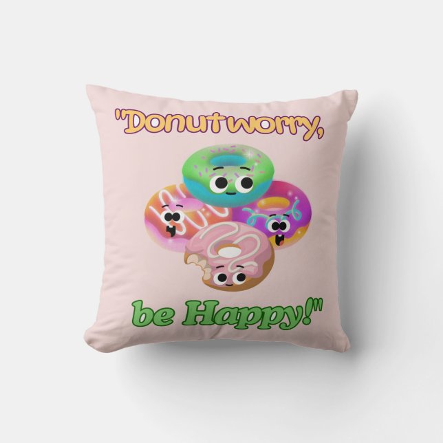 DUNOT SORRY SEIN GLÜCKLICH KISSEN (Vorderseite)