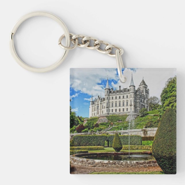 Dunrobin Burg Foto Schlüsselanhänger (Vorderseite)