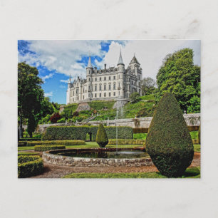 Dunrobin Burgarchitektur Foto Postkarte