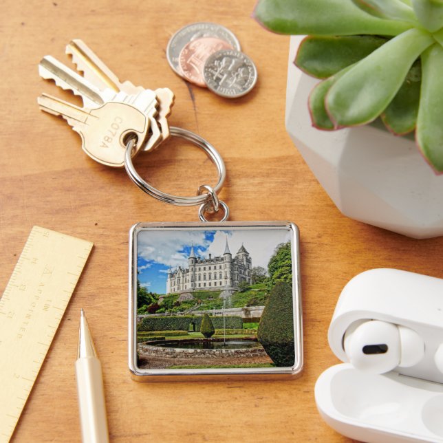 Dunrobin Burgarchitektur Foto Schlüsselanhänger (Schreibtisch)