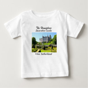 Dunrobin Castle - Clan Sutherland Baby T-shirt