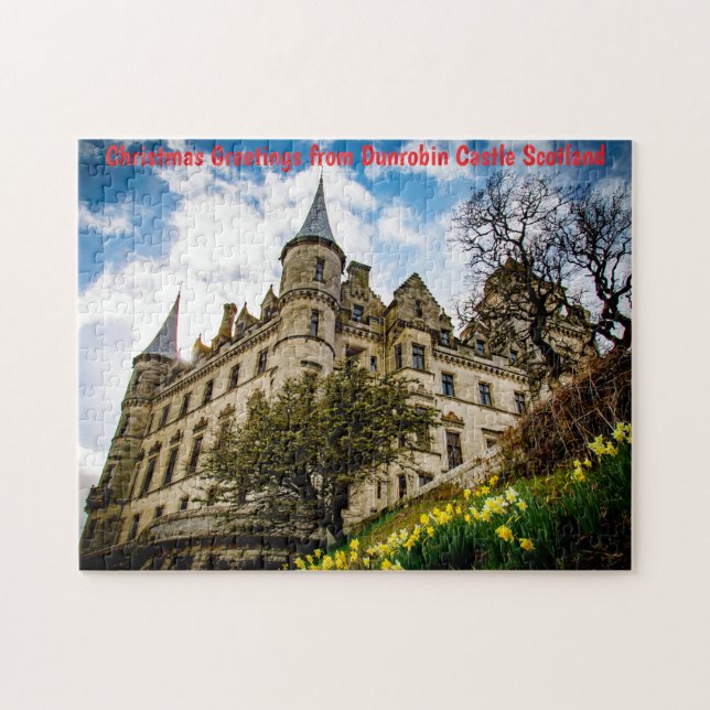 Dunrobin Castle. Schottland Puzzle (Horizontal)