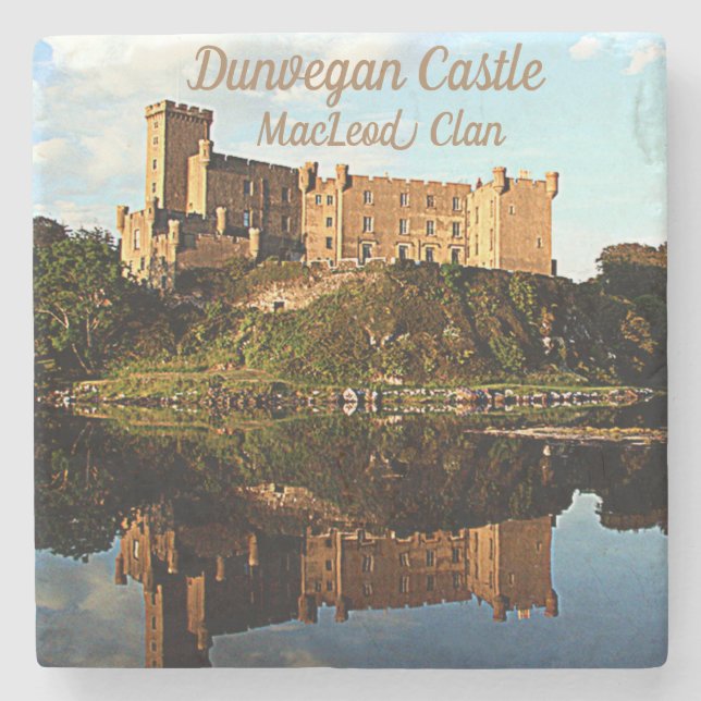 Dunvegan Castle - MacLeod Clan Steinuntersetzer (Vorderseite)