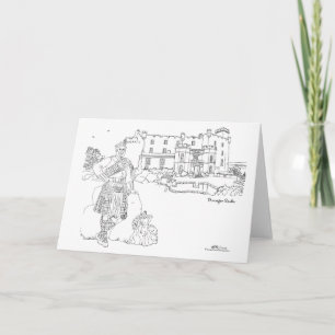 Dunvegan Castle, Schottland Karte