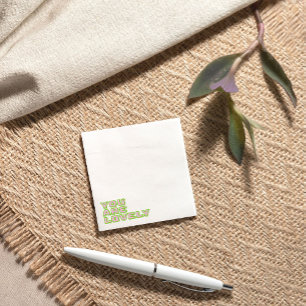 Duo-farbige Typografie - Du bist ein liebenswertes Post-it Klebezettel