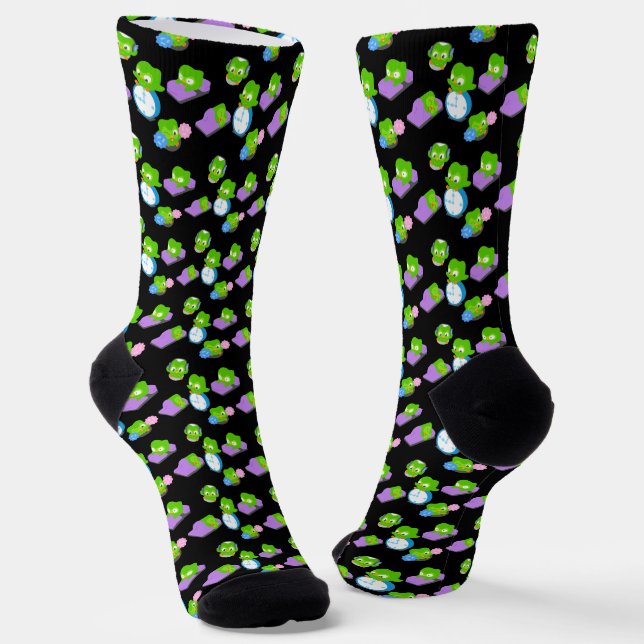 Duo Pattern Crew Socks Socken (Gewinkelt)