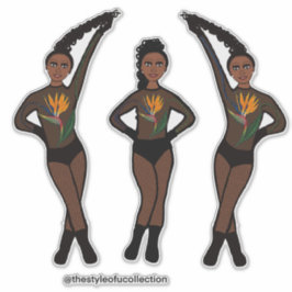 Duo-Pose Dancer Paradise #1 Sticker