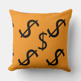 Duo Tone Dollar $ign Kissen